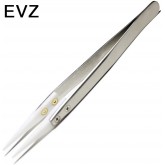 EvZ Precision Ceramic Tweezers - Non-Conductive and Heat Resistant to High Temperatures for Pinching Coils While Firing