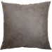 EvZ Homie Pillow Covers Heavy Leather Cloth Decorative Pillow Case for Home Room Outdoor Cafe Decor Gift, Square, 20 X 20 inch, Gray