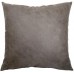 EvZ Homie Pillow Covers Heavy Leather Cloth Decorative Pillow Case for Home Room Outdoor Cafe Decor Gift, Square, 18 X 18 inch, Gray