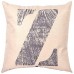 EvZ Homie Pillow Covers Letter Decorative Throw Pillow Case Home Decor Design Gift Square, 18 X 18 inch, Graffiti Paint, Z