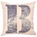 EvZ Homie Pillow Covers Letter Decorative Throw Pillow Case Home Decor Design Gift Square, 18 X 18 inch, Graffiti Paint, B