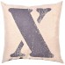 EvZ Homie Pillow Covers Letter Decorative Throw Pillow Case Home Decor Design Gift Square, 18 X 18 inch, Graffiti Paint, X