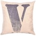 EvZ Homie Pillow Covers Letter Decorative Throw Pillow Case Home Decor Design Gift Square, 18 X 18 inch, Graffiti Paint, V