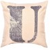 EvZ Homie Pillow Covers Letter Decorative Throw Pillow Case Home Decor Design Gift Square, 18 X 18 inch, Graffiti Paint, U