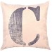 EvZ Homie Pillow Covers Letter Decorative Throw Pillow Case Home Decor Design Gift Square, 18 X 18 inch, Graffiti Paint, C
