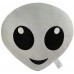EvZ 32cm Emoji Alien Emoticon Gray Cushion Stuffed Plush Soft Pillow