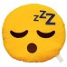 EvZ 32cm Emoji Smiley Emoticon Yellow Round Cushion Stuffed Plush Soft Pillow