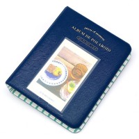 EvZ 64 Pockets Photo Album for Mini Fuji Instax Polaroid & Name Card Darkblue