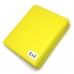 EvZ 64 Pockets Photo Album for Mini Fuji Instax Polaroid & Name Card Yellow