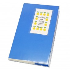 EvZ 84 Pockets Photo Album for Mini Fuji Instax Polaroid & Name Card Blue