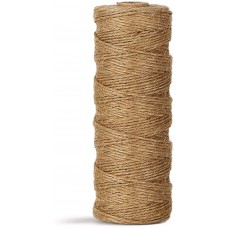 Natural Jute Twine Durable Industrial Packing Materials Heavy Duty Natural Brown Twine Jute Rope/String 328ft/100m for Arts, Crafts & Gardening Applications