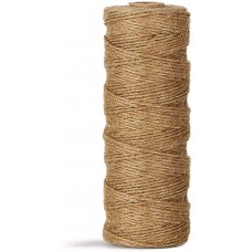 Natural Jute Twine Durable Industrial Packing Materials Heavy Duty Natural Brown Twine Jute Rope/String 320ft/100m for Arts, Crafts & Gardening Applications