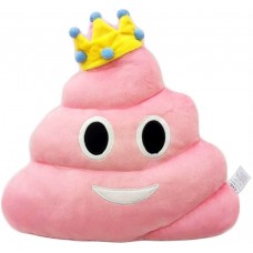 Poop 35cm Emoji Poo Emoticon Pink Triangle Cushion Stuffed Plush Soft Pillow