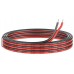 10 Gauge Silicone Electric Wire, EvZ 33ft 10AWG Flexible 2 Conductor Parallel Cable, 2pin Red Black, High Temperature Resistant, Single Color LED Strip Extension