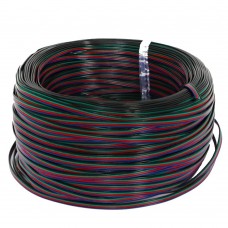 EvZ 590m 1Roll 4 Color RGB Extension Cable Line for LED Strip RGB 5050 3528 Cord 4pin