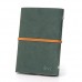 EvZ 7 Inches Vintage Dark Green PU Leather Cover Loose Leaf Blank Notebook Journal Diary Gift