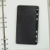 EvZ Pocket Calculator for 7 Inches Journal Organizer Diary A6 Notepad Notebook 6/9 Holes A5/A6/B5 Ring Binder, 8-Digit/Scale Ruler Edge