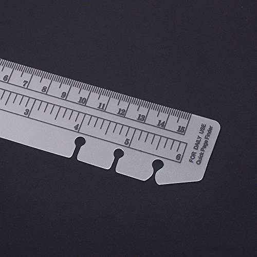  TENWEL Rulers Ruler for Binder Planner Notebooks Office School  Index Ruler Bookmark Notebooks Accessories : Office Products