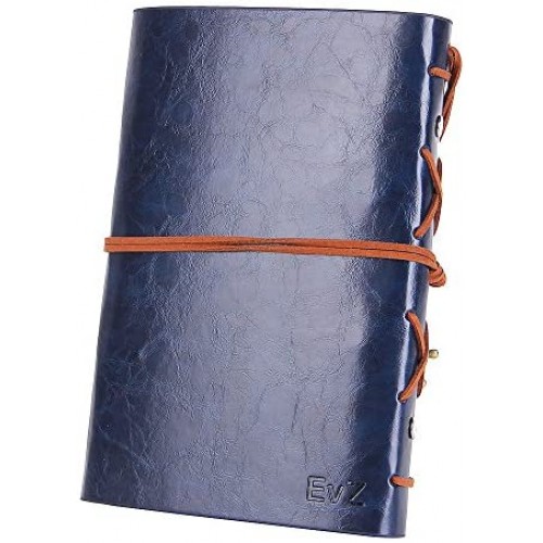 ZJY A6,A7 Retro Pendants Classic Embossed Leather Writing Journal Notebook Vintage Nautical Spiral Blank String Diary Notepad Sketchbook Notebooks