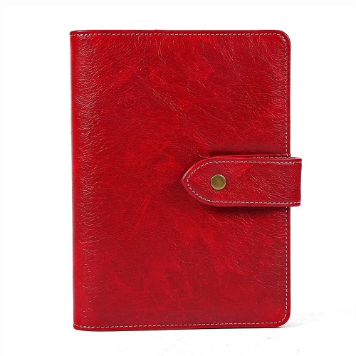Vintage PU Leather Journals Notebook Lined Paper Diary Planner Pen
