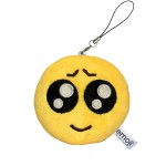 EvZ Emoji Iconic Emoticon Cushion Stuffed Plush Cute Soft Keychain, 3 inches, Pack 3 EvZ Emoji Iconic Emoticon Cushion Stuffed Plush Cute Soft Keychain, 3 inches, Pack 3