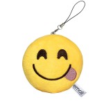 EvZ Emoji Iconic Emoticon Cushion Stuffed Plush Cute Soft Keychain, 3 inches, Pack 3 EvZ Emoji Iconic Emoticon Cushion Stuffed Plush Cute Soft Keychain, 3 inches, Pack 3