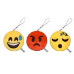 EvZ Emoji Iconic Emoticon Cushion Stuffed Plush Cute Soft Keychain, 3 inches, Pack 3 EvZ Emoji Iconic Emoticon Cushion Stuffed Plush Cute Soft Keychain, 3 inches, Pack 3