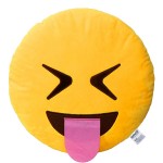 EvZ Official Certified Exciting Emoji Pillow - 32cm Large Soft Plush Smiley Face Winking Tongue Emoticon Cushion - Fun Decorative Stuffed Toy for Party Favors, Kids Playroom & Birthday Gift (Yellow) EvZ Official Certified Exciting Emoji Pillow - 32cm Large Soft Plush Smiley Face Winking Tongue Emoticon Cushion - Fun Decorative Stuffed Toy for Party Favors, Kids Playroom & Birthday Gift (Yellow)