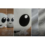 EvZ Official Certified Alien Emoji Pillow - 31cm Large Soft Plush Grey Outer Space Emoticon Cushion - Unique Decorative Stuffed Toy for Sci-Fi Fans, Techies & Modern Room Decor (Grey) EvZ Official Certified Alien Emoji Pillow - 31cm Large Soft Plush Grey Outer Space Emoticon Cushion - Unique Decorative Stuffed Toy for Sci-Fi Fans, Techies & Modern Room Decor (Grey)