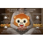 EvZ Official Certified Monkey Emoji Pillow - 32cm Large Soft Plush See-No-Evil Ape Emoticon Cushion - Cute Animal Decorative Stuffed Toy for Kids, Jungle Theme Decor & Funny Gift (Brown) EvZ Official Certified Monkey Emoji Pillow - 32cm Large Soft Plush See-No-Evil Ape Emoticon Cushion - Cute Animal Decorative Stuffed Toy for Kids, Jungle Theme Decor & Funny Gift (Brown)