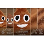 EvZ Official Certified Poo Emoji Pillow - 32cm Large Soft Plush Smiling Poop Emoticon Cushion - Iconic Funny Decorative Stuffed Toy for Kids, White Elephant Gift & Home Decor (Brown) EvZ Official Certified Poo Emoji Pillow - 32cm Large Soft Plush Smiling Poop Emoticon Cushion - Iconic Funny Decorative Stuffed Toy for Kids, White Elephant Gift & Home Decor (Brown)