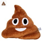 EvZ Official Certified Poo Emoji Pillow - 32cm Large Soft Plush Smiling Poop Emoticon Cushion - Iconic Funny Decorative Stuffed Toy for Kids, White Elephant Gift & Home Decor (Brown) EvZ Official Certified Poo Emoji Pillow - 32cm Large Soft Plush Smiling Poop Emoticon Cushion - Iconic Funny Decorative Stuffed Toy for Kids, White Elephant Gift & Home Decor (Brown)