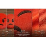 EvZ Official Certified Rage Emoji Pillow - 32cm Large Soft Plush Angry Red Face Emoticon Cushion - Funny Decorative Stuffed Toy for Stress Relief, Room Decor & Moody Gift (Red) EvZ Official Certified Rage Emoji Pillow - 32cm Large Soft Plush Angry Red Face Emoticon Cushion - Funny Decorative Stuffed Toy for Stress Relief, Room Decor & Moody Gift (Red)