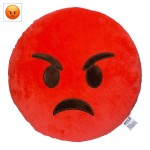 EvZ Official Certified Rage Emoji Pillow - 32cm Large Soft Plush Angry Red Face Emoticon Cushion - Funny Decorative Stuffed Toy for Stress Relief, Room Decor & Moody Gift (Red) EvZ Official Certified Rage Emoji Pillow - 32cm Large Soft Plush Angry Red Face Emoticon Cushion - Funny Decorative Stuffed Toy for Stress Relief, Room Decor & Moody Gift (Red)