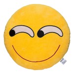 EvZ Official Certified Sinister Emoji Pillow - 32cm Large Soft Plush Smirking Face Emoticon Cushion - Funny Mischievous Decorative Stuffed Toy for Gaming Room, Office Humor (Yellow) EvZ Official Certified Sinister Emoji Pillow - 32cm Large Soft Plush Smirking Face Emoticon Cushion - Funny Mischievous Decorative Stuffed Toy for Gaming Room, Office Humor (Yellow)