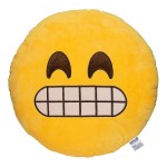 EvZ Official Certified Smirking Plush Pillow - 32cm Large Soft Smirking Face Emoticon Cushion - Funny Sassy Decorative Stuffed Toy for Gaming Room, Office (Yellow) EvZ Official Certified Smirking Plush Pillow - 32cm Large Soft Smirking Face Emoticon Cushion - Funny Sassy Decorative Stuffed Toy for Gaming Room, Office (Yellow)