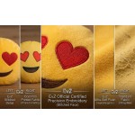 EvZ Official Certified Winking Plush Pillow - 32cm Large Soft Winking Face Emoticon Cushion - Funny Playful Decorative Stuffed Toy for Kids, Bedroom & Cheerful Gift (Yellow) EvZ Official Certified Winking Plush Pillow - 32cm Large Soft Winking Face Emoticon Cushion - Funny Playful Decorative Stuffed Toy for Kids, Bedroom & Cheerful Gift (Yellow)