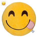 EvZ Official Certified Yum Plush Pillow - 32cm Large Soft Savory Face Emoticon Cushion - Cute Decorative Stuffed Toy for Kitchen, Dining Room & Foodie Gift (Yellow) EvZ Official Certified Yum Plush Pillow - 32cm Large Soft Savory Face Emoticon Cushion - Cute Decorative Stuffed Toy for Kitchen, Dining Room & Foodie Gift (Yellow)