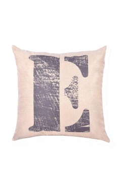EvZ Graffiti Letter E Throw Pillow Cover, 18x18 Inch Decorative Alphabet Pillowcase, Modern Colorful Paint Pattern Square Cushion Case for Sofa Couch Bedroom Decor, Personalized Gift for Letter E