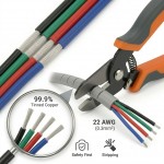 22 Gauge 4Pin Extension Wrie, EvZ 22AWG 4 Conductor Parallel Electric Cable Cord for RGB LED Strips 3528 5050, Black-Green-Red-Blue, 66ft/20M 22 Gauge 4Pin Extension Wrie, EvZ 22AWG 4 Conductor Parallel Electric Cable Cord for RGB LED Strips 3528 5050, Black-Green-Red-Blue, 66ft/20M