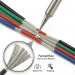 EvZ 22 AWG 4 Pin RGB Extension Cable Wire, 1936ft (590M) Continuous Length, 99.9% Tinned Copper Stranded Flat Ribbon Wire for 5050 3528 RGB LED Strips Lighting, High Conductivity, No Voltage Drop