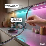 EvZ 22 Gauge 5Pin Extension Wire, EvZ 22AWG 5 Conductor Parallel Electric Cable Cord for RGBW LED Strips 3528 5050, Black-Green-Red-Blue-White, 33ft/10M EvZ 22 Gauge 5Pin Extension Wire, EvZ 22AWG 5 Conductor Parallel Electric Cable Cord for RGBW LED Strips 3528 5050, Black-Green-Red-Blue-White, 33ft/10M