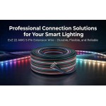 EvZ 22 AWG 5-Pin RGBW LED Extension Cable Bulk Roll (1936ft / 590M) - Pro Grade 5-Conductor Parallel Wire for Large Scale LED Projects, Tinned Copper 12V/24V Hookup Cord for Contractors & Studios