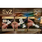 EvZ 10-Pack LED Strip Light Connectors, 4 Pin 10mm Wide Solderless Adapter for 5050 RGB Strip to Strip Jumper, 14cm/5.5in Flexible Extension Wire, Gapless Connection for Corners and Obstacles EvZ 10-Pack LED Strip Light Connectors, 4 Pin 10mm Wide Solderless Adapter for 5050 RGB Strip to Strip Jumper, 14cm/5.5in Flexible Extension Wire, Gapless Connection for Corners and Obstacles