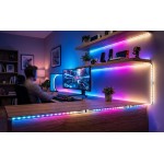 EvZ 10-Pack 5-Pin LED Strip Connectors for 12mm Wide 5050 RGBW Strip Lights - Solderless Strip to Strip Jumper with 14cm 22AWG Extension Wire - Gapless & Flexible Connection for Multi-Color LED Tape