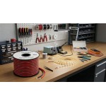 EvZ 20 AWG Silicone Wire, 33ft 20 Gauge 2 Conductor Parallel Wire, Ultra Flexible Tinned Copper 2 Pin Red Black Hookup Wire, High Temp 200°C 600V Electric Cable for LED Strips, RC, DIY Projects EvZ 20 AWG Silicone Wire, 33ft 20 Gauge 2 Conductor Parallel Wire, Ultra Flexible Tinned Copper 2 Pin Red Black Hookup Wire, High Temp 200°C 600V Electric Cable for LED Strips, RC, DIY Projects