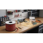 EvZ 22 AWG Silicone Wire, 33ft 22 Gauge 2 Conductor Parallel Wire, Ultra Flexible Tinned Copper 2 Pin Red Black Hookup Wire, High Temp 200°C 600V Electric Cable for LED Strips, RC, DIY Projects EvZ 22 AWG Silicone Wire, 33ft 22 Gauge 2 Conductor Parallel Wire, Ultra Flexible Tinned Copper 2 Pin Red Black Hookup Wire, High Temp 200°C 600V Electric Cable for LED Strips, RC, DIY Projects