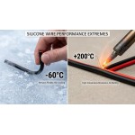 EvZ 22 AWG Silicone Wire, 33ft 22 Gauge 2 Conductor Parallel Wire, Ultra Flexible Tinned Copper 2 Pin Red Black Hookup Wire, High Temp 200°C 600V Electric Cable for LED Strips, RC, DIY Projects EvZ 22 AWG Silicone Wire, 33ft 22 Gauge 2 Conductor Parallel Wire, Ultra Flexible Tinned Copper 2 Pin Red Black Hookup Wire, High Temp 200°C 600V Electric Cable for LED Strips, RC, DIY Projects