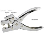 EvZ Tools 2-in-1 Eyelet Hole Punch & Press Plier Metal Home DIY Hand Held Made, with 100pcs Eyelet Grommets EvZ Tools 2-in-1 Eyelet Hole Punch & Press Plier Metal Home DIY Hand Held Made, with 100pcs Eyelet Grommets