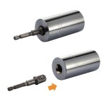 Universal Socket, EvZ Professional 11-32mm Multi-Function Ratchet Wrench Grip Power Drill Adapter Tools DIY Gift for Men Him Husband Dad Father Handyman Women Universal Socket, EvZ Professional 11-32mm Multi-Function Ratchet Wrench Grip Power Drill Adapter Tools DIY Gift for Men Him Husband Dad Father Handyman Women
